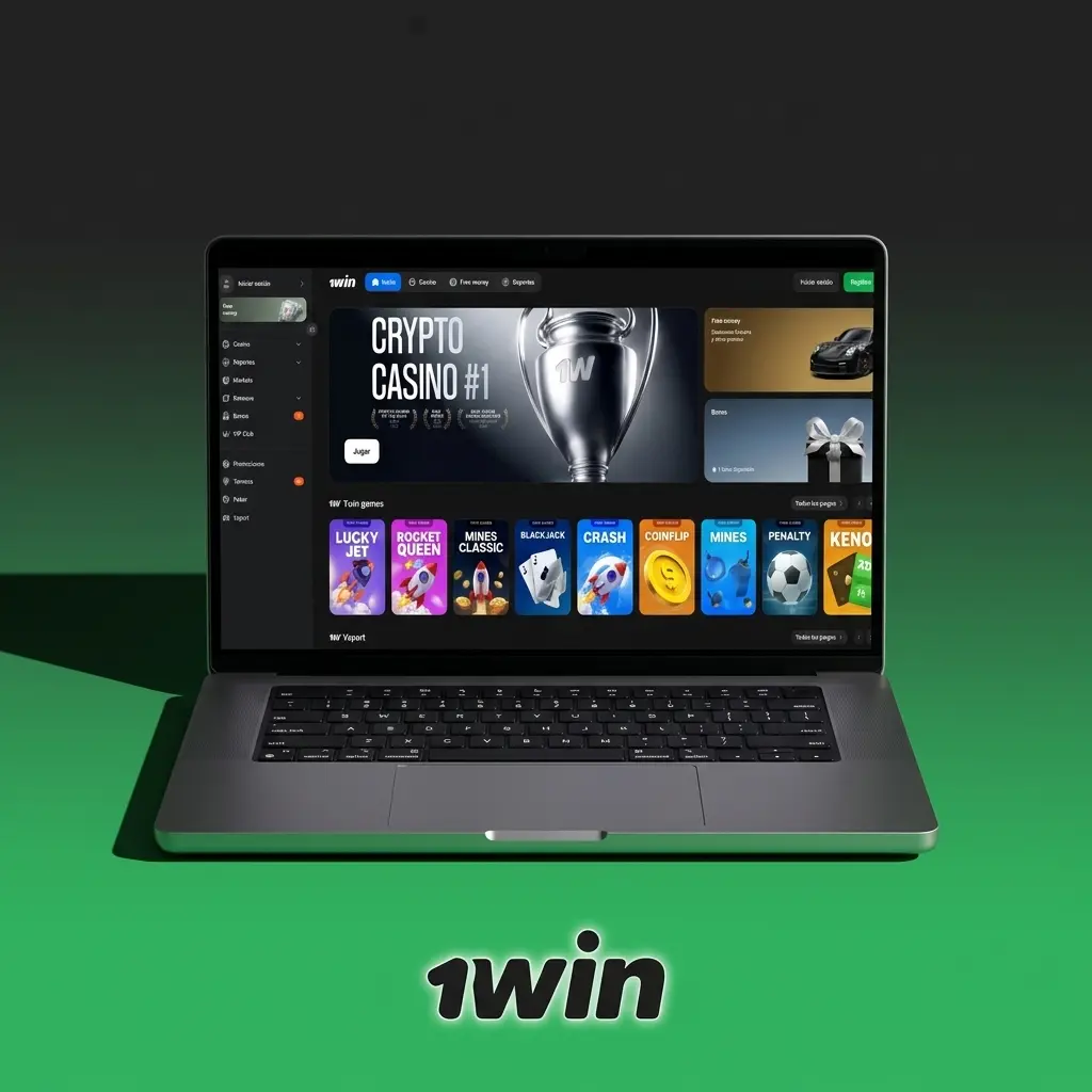 Logo de 1win, casa de apuestas con bono 500% hasta 20.000 UYU, acepta Abitab y Mercado Pago en Uruguay