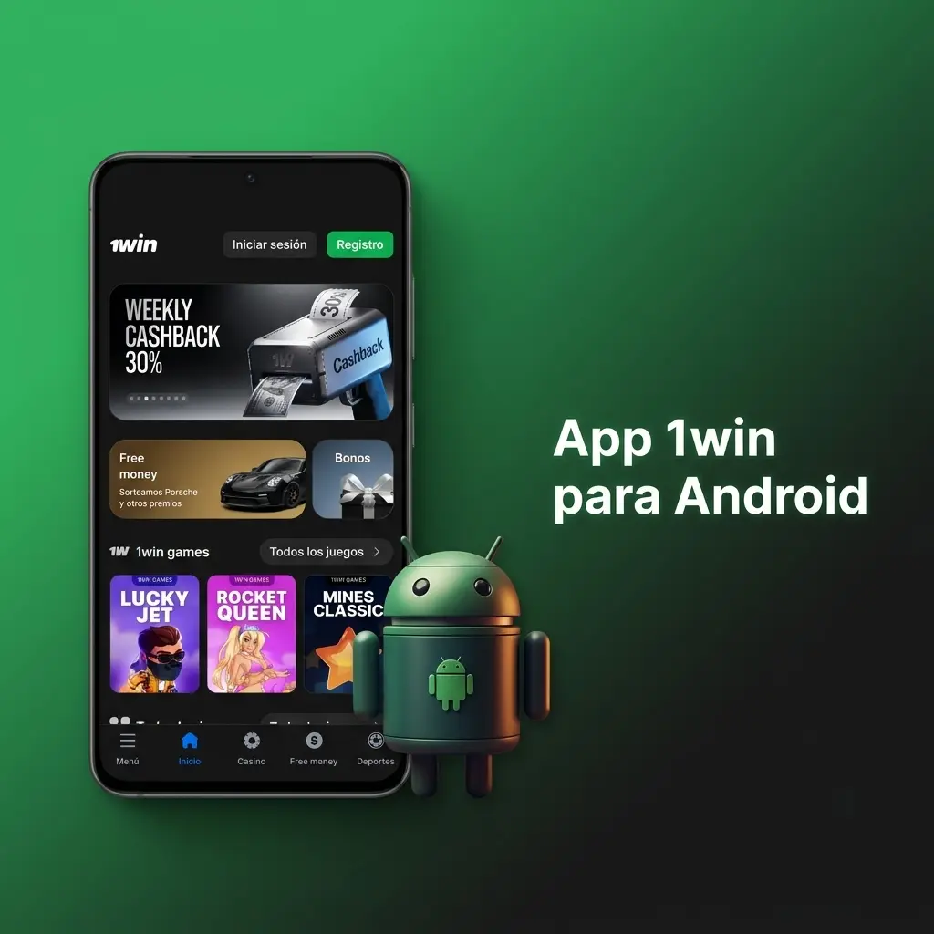 App 1win para Android: descarga gratuita del APK, requisitos mínimos y dispositivos compatibles en Uruguay