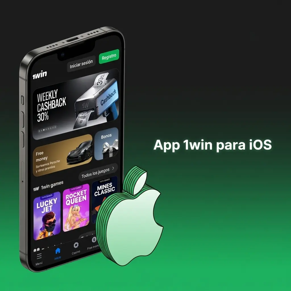 App 1win para iOS disponible en iPhone y iPad con apuestas deportivas, casino en vivo y gestión de cuenta completa