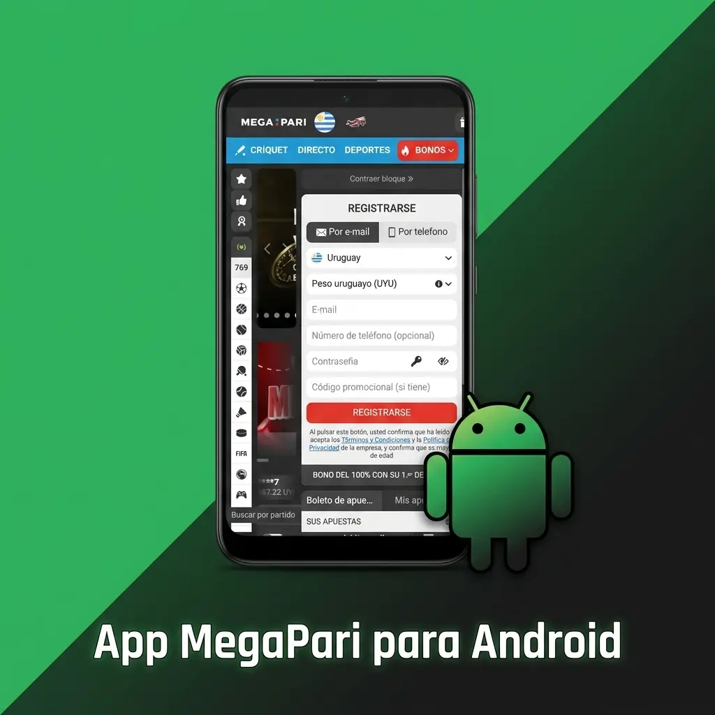 App MegaPari para Android con requisitos mínimos y modelos compatibles en Uruguay