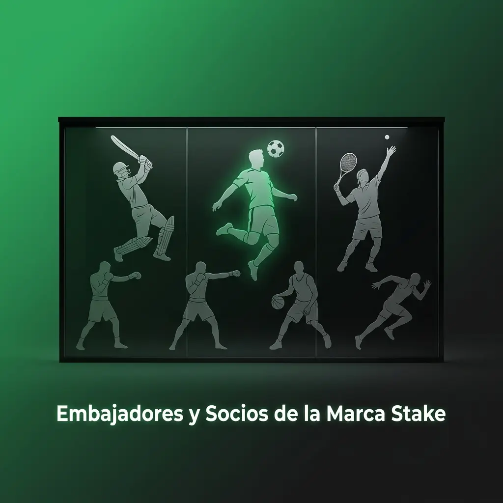 Embajadores y socios de Stake: Drake, Adin Ross, Everton FC, UFC y Watford FC representan la marca globalmente.