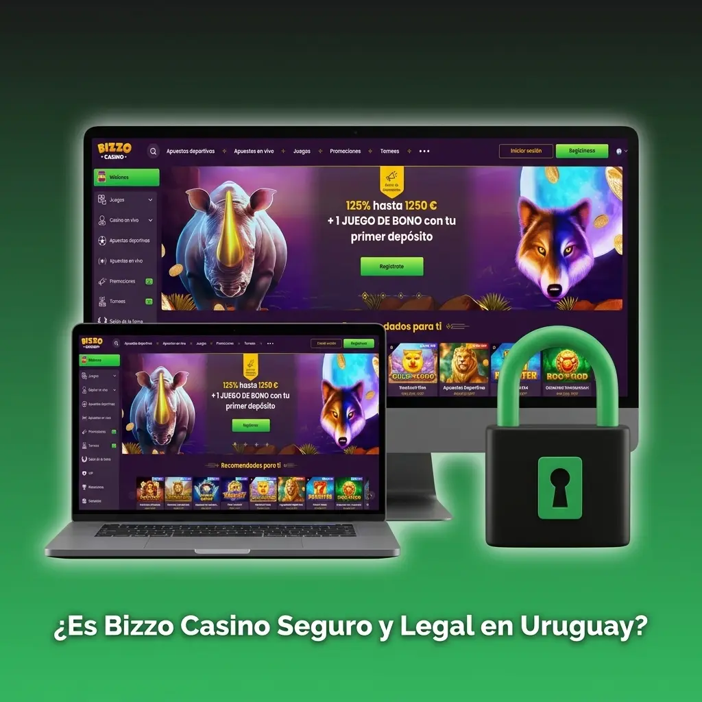 Bizzo Casino seguro y legal en Uruguay: licencia Gaming Curacao, SSL 128 bits y herramientas de juego responsable