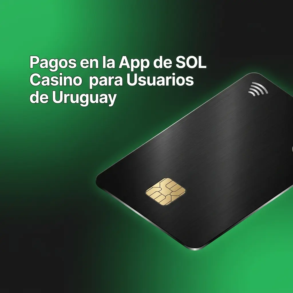 Métodos de pago en la app de SOL Casino para Uruguay: Visa, Mastercard, crypto, Apple Pay y más