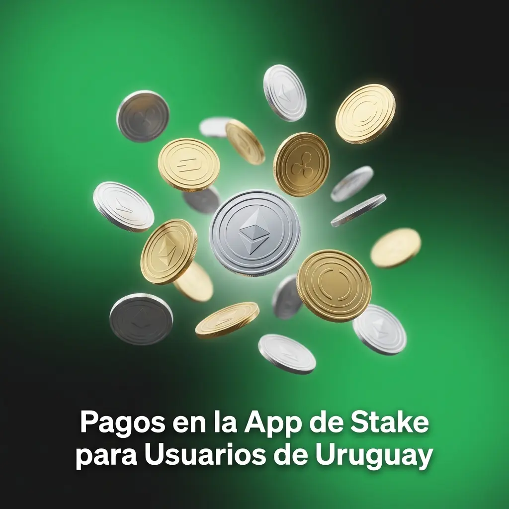 Métodos de pago en la app de Stake para Uruguay: criptomonedas y tarjetas Visa y Mastercard