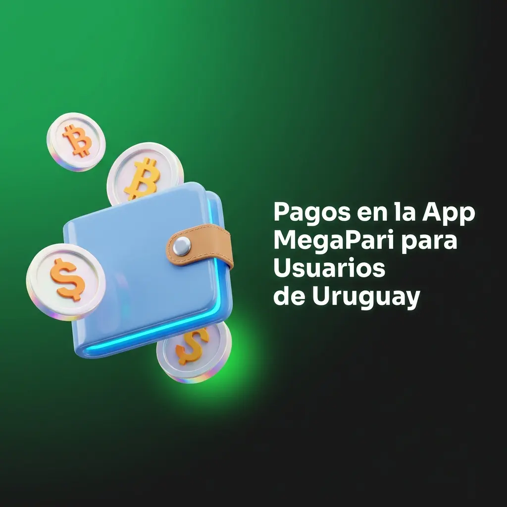 Métodos de pago en la app MegaPari para Uruguay: tarjetas, billeteras electrónicas y criptomonedas