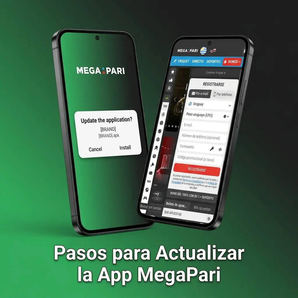 Pasos para actualizar la app MegaPari en Android e iOS con mejoras de rendimiento y seguridad
