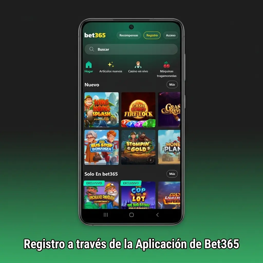 Registro en la app de Bet365 desde smartphone en Uruguay, proceso rápido en menos de 5 minutos