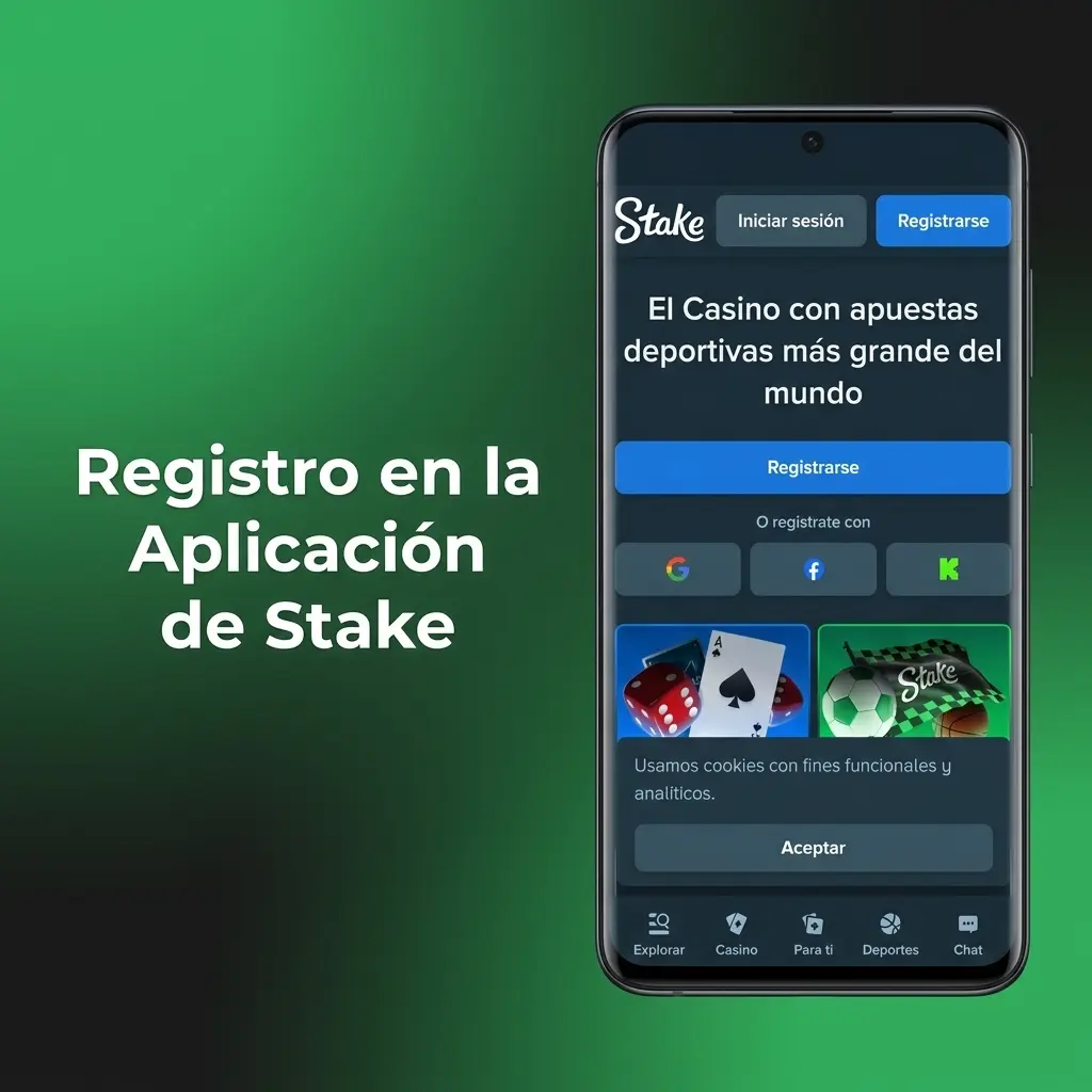 Proceso de registro en la app de Stake: formulario digital, verificación KYC y primer depósito en Uruguay