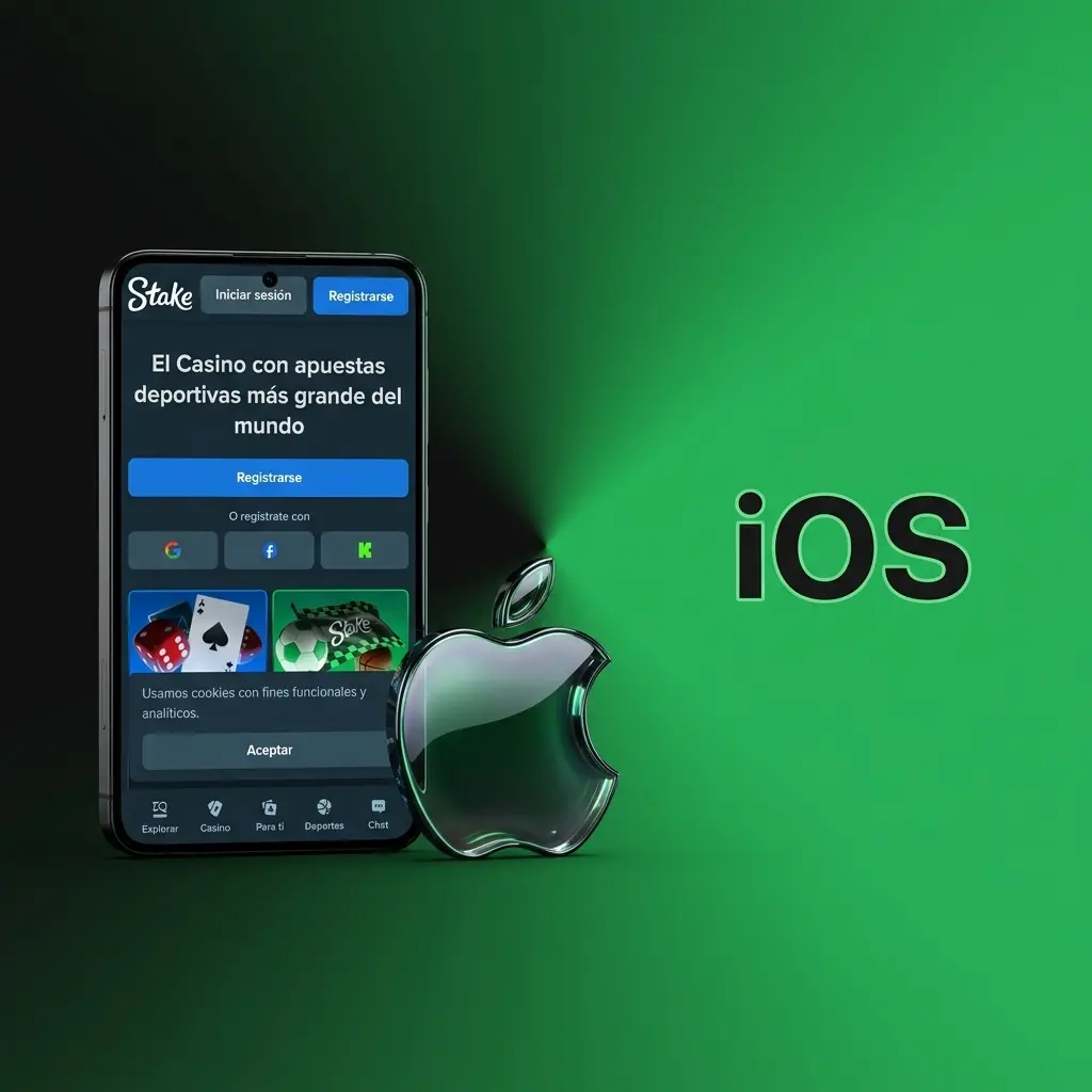 Ícono de Stake en pantalla de inicio de iPhone como PWA en Safari para iOS 13 o superior