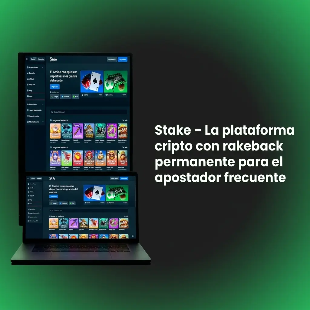 Stake casino cripto con rakeback del 3,5% por apuesta, retiros en menos de 10 minutos y licencia Curaçao