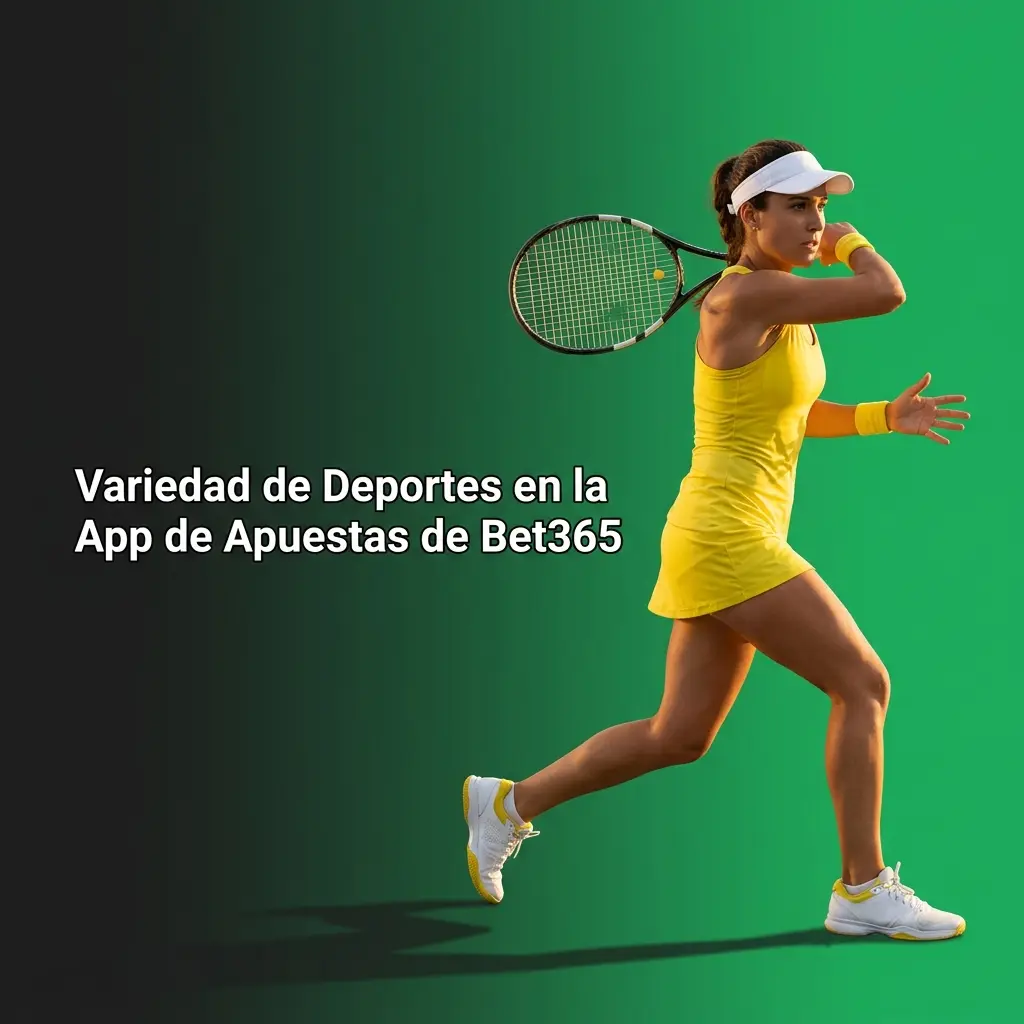 Variedad de deportes en la app de Bet365: fútbol, básquetbol, tenis, béisbol, rugby, esports y más de 35 disciplinas